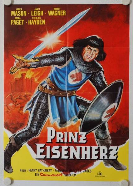 Prinz Eisenherz originales deutsches Filmplakat (R70s)
